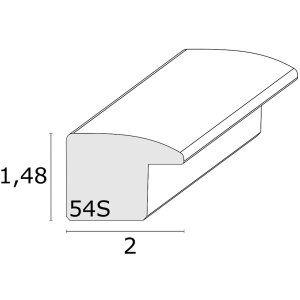 Marco de madera S54S blanco 10,0 x15,0 cm