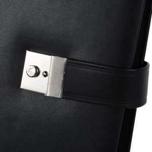 Goldbuch Carpeta portadocumentos Deluxe negra 29x36 cm