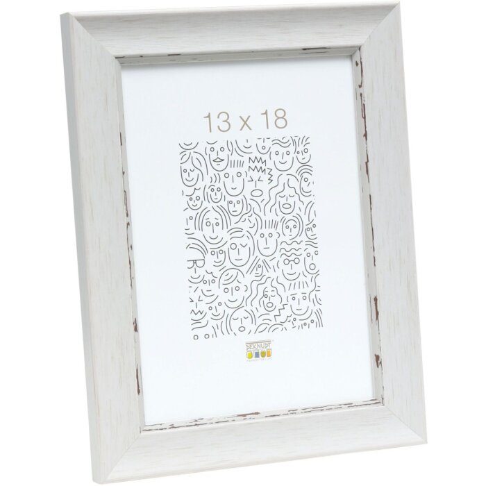 Portarretratos plástico blanco 20,0 x28,0 cm S45WF