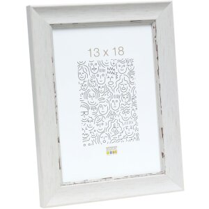 Portarretratos plástico blanco 20,0 x28,0 cm S45WF