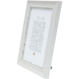 Portarretratos plástico blanco 20,0 x28,0 cm S45WF