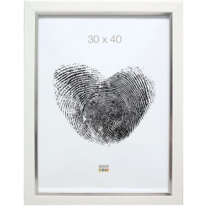 Portarretratos plástico blanco 30,0 x45,0 cm S45VK
