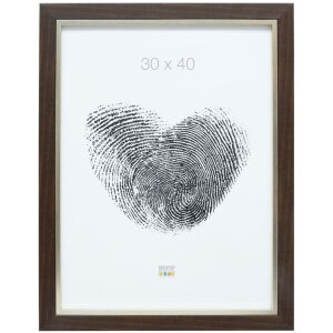 Portarretratos plástico marrón 20,0 x25,0 cm S45VH