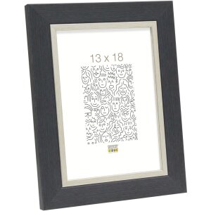Portarretratos plástico gris 20,0 x28,0 cm S45VF