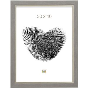 Portarretratos plástico gris 20,0 x28,0 cm S45VF