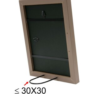 Marco de madera S45S topo 15,0 x20,0 cm