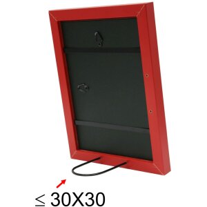 Marco de madera S45S rojo 60,0 x80,0 cm