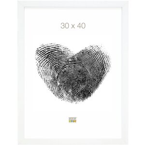 Marco de madera S45S blanco 50,0 x70,0 cm