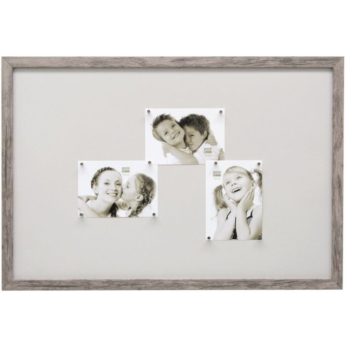 Pizarra magnética madera gris-beige 40,0 x60,0 cm S45RH