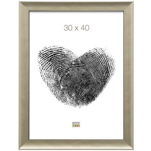 Marco de plástico Deknudt S45ND plata 18x24 cm