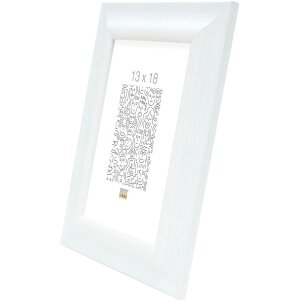 Portarretratos plástico blanco 20,0 x20,0 cm S45MF