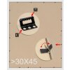 Portarretratos Deknudt S45HF1 blanco 30x40 cm