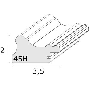 Marco S45HD plata 30x45 cm