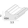 Marco S45HD plata 30x45 cm