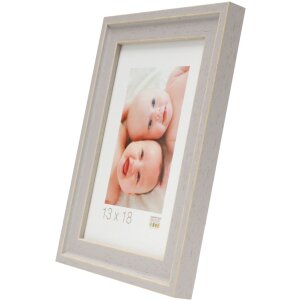 Marco de madera Deknudt S45ES gris 18x24 cm