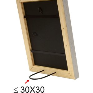 Marco de madera Deknudt S45ES gris 20x30 cm