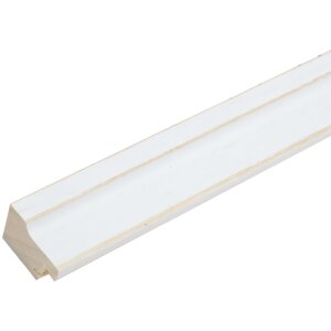 Marco de madera Deknudt S45ES blanco 15x15 cm