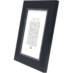 Portarretratos plástico negro 20,0 x28,0 cm S45CF