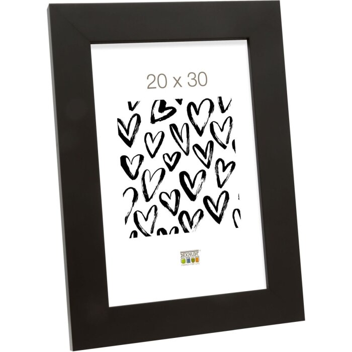 Marco madera negro 20,0 x25,0 cm S43BK