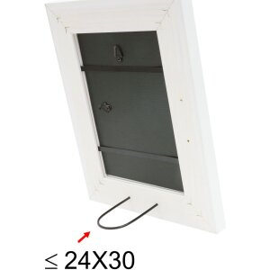 Marco madera blanco 24,0 x30,0 cm S43BK