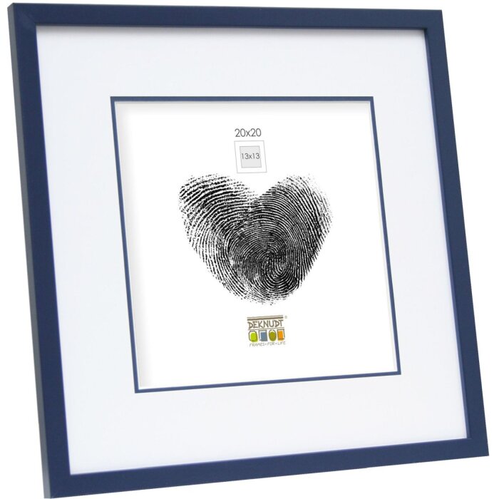 Marco de madera S43AM6 azul 20x25 cm (15x20 cm)