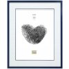 Marco de madera S43AM6 azul 20x25 cm (15x20 cm)