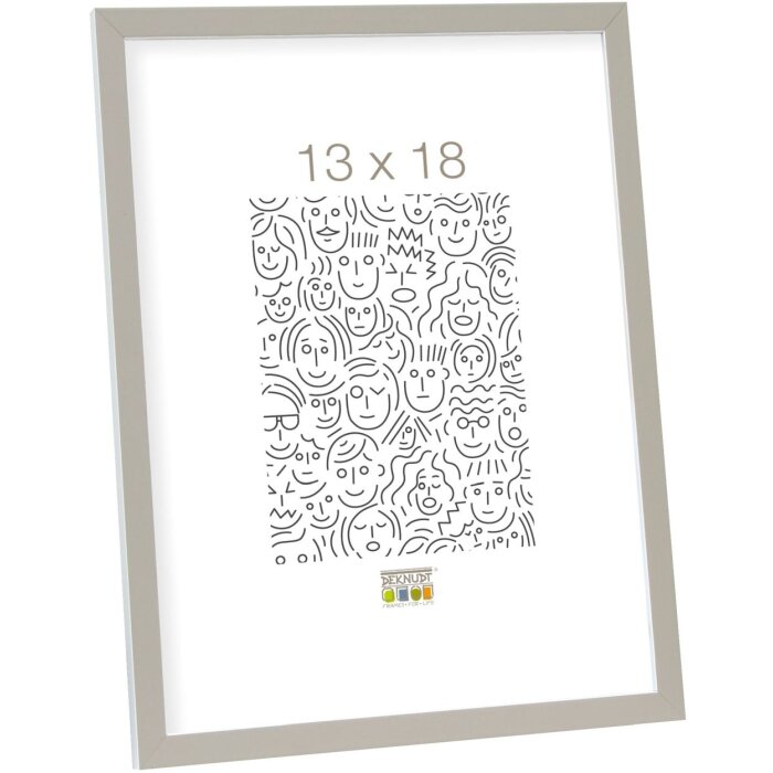 Marco madera gris-blanco 18,0 x24,0 cm S43AL