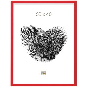 Marco madera rojo-blanco 10,0 x15,0 cm S43AL