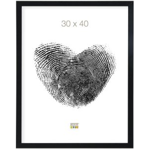 Marco madera blanco-negro 15,0 x15,0 cm S43AL