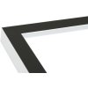 Marco madera blanco-negro 15,0 x15,0 cm S43AL