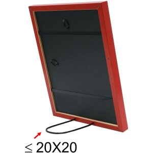 Marco de madera S43AK4 rojo 20x25 cm (15x20 cm)