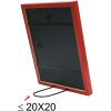 Marco de madera S43AK4 rojo 20x25 cm (15x20 cm)