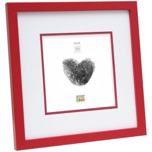 Marco de madera S43AK4 rojo 30x40 cm (20x30 cm)