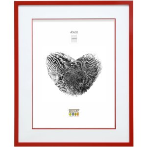 Marco de madera S43AK4 rojo 30x40 cm (20x30 cm)