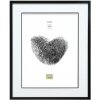 Marco de madera S43AK2 negro 15x20 cm (10x15 cm)