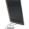 Marco de madera S43AK2 negro 30x30 cm (20x20 cm)