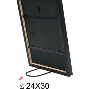 Marco negro S43AK2 madera 30,0 x40,0 cm