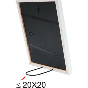 Marco de madera S43AK1 blanco 40x50 cm (30x40 cm)