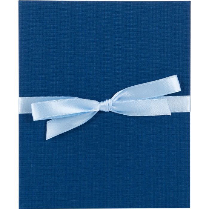Goldbuch Linen Leporello Carpeta Linum azul 10 fotos 13x18 cm