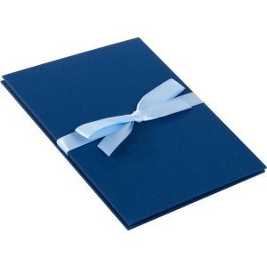 Goldbuch Linen Leporello Carpeta Linum azul 10 fotos 13x18 cm