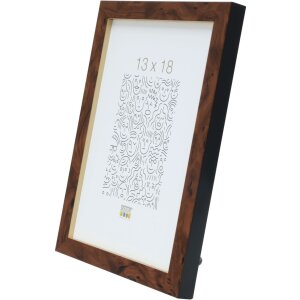 Marco S43AG2 Madera Burl 15,0 x15,0 cm