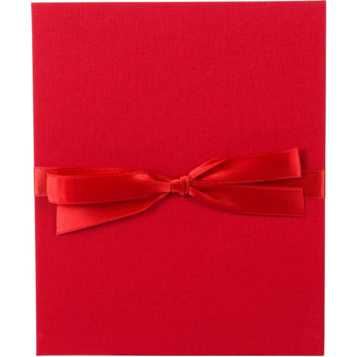Goldbuch Leporello Carpeta Linum lino rojo 10 fotos 13x18 cm
