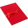 Goldbuch Leporello Carpeta Linum lino rojo 10 fotos 13x18 cm