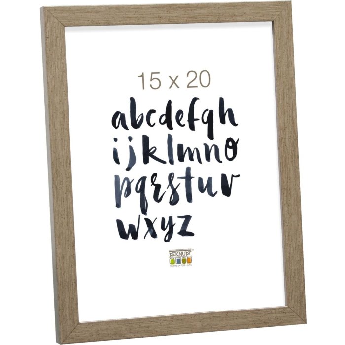 Marco de madera S43A bronce 20x28 cm