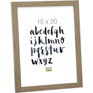 Marco de madera S43A bronce 20x28 cm