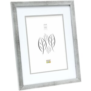 S43AD1P1 Marco madera plata 20x25 cm passepartout