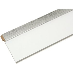 S43AD1P1 Marco madera plata 20x25 cm passepartout