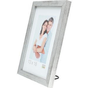 Marco de madera Deknudt S43AD1 plata 20x25 cm
