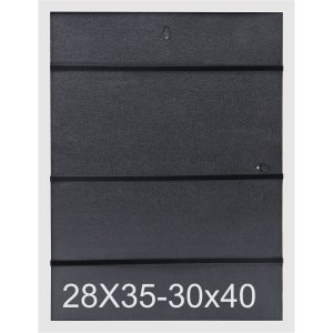 Marco de madera Deknudt S43AD1 plata 20x25 cm