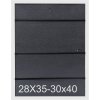 Marco de madera Deknudt S43AD1 plata 20x25 cm